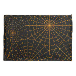 Spiderwebs Halloween Pillow Case