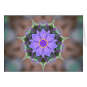 Spiderwort Flower Kaleidoscope (Front Horizontal)