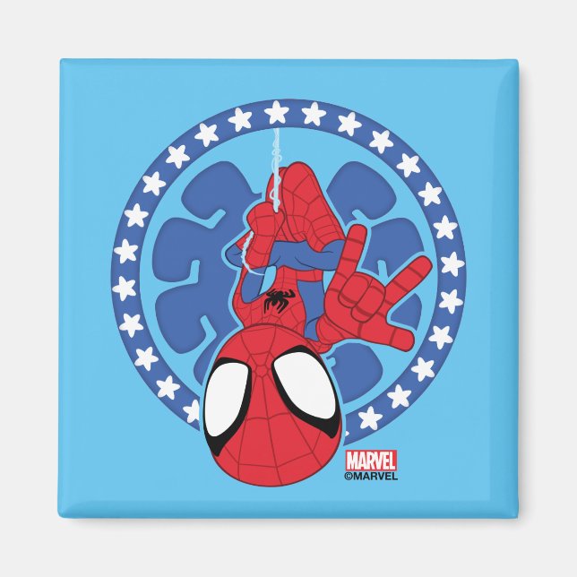 Spidey Americana Spider Icon Magnet (Front)