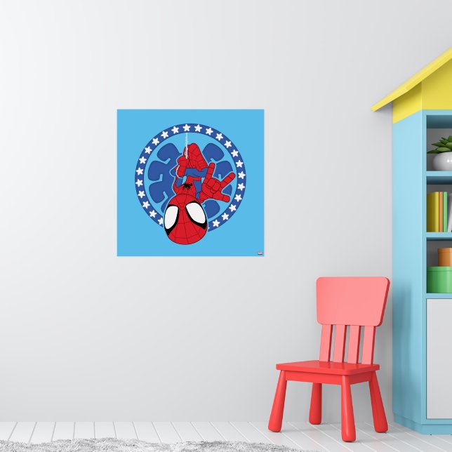 Spidey Americana Spider Icon Poster (Nursery 1)