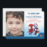 Spidey and His Amazing Friends Birthday - Photo Invitation<br><div class="desc">Invite all your friends to your child's Spider-Man themed Birthday with these cute Spidey and His Amazing Friends invitations. Personalize by adding all your party details and favorite photo!</div>