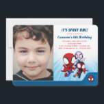 Spidey and His Amazing Friends Birthday - Photo Invitation<br><div class="desc">Invite all your friends to your child's Spider-Man themed Birthday with these cute Spidey and His Amazing Friends invitations. Personalize by adding all your party details and favorite photo!</div>