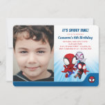 Spidey and His Amazing Friends Birthday - Photo Invitation<br><div class="desc">Invite all your friends to your child's Spider-Man themed Birthday with these cute Spidey and His Amazing Friends invitations. Personalize by adding all your party details and favorite photo!</div>