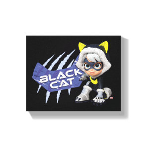 Spidey and his Amazing Friends Black Cat Canvas Print