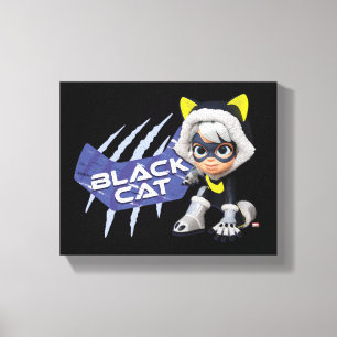 Spidey and his Amazing Friends Black Cat Canvas Print
