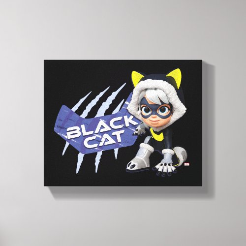 Spidey and his Amazing Friends Black Cat Canvas Print