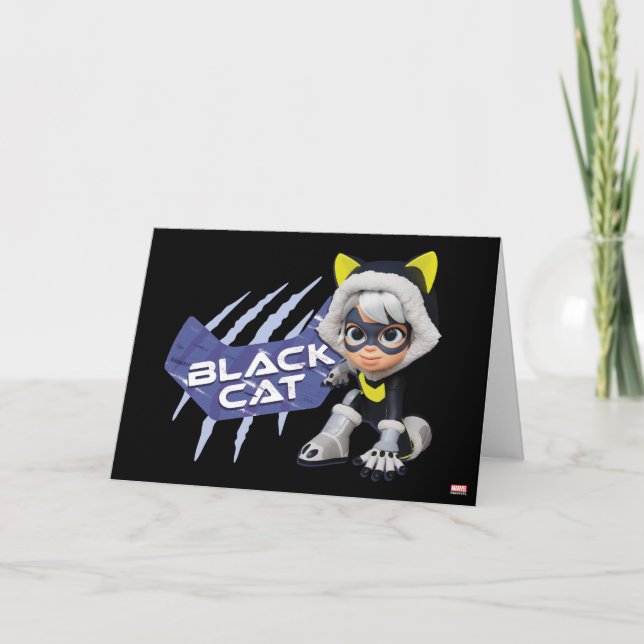 Spidey and his Amazing Friends Black Cat Card (Front)