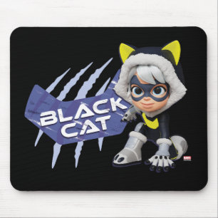 Spidey and his Amazing Friends Black Cat Mouse Pad