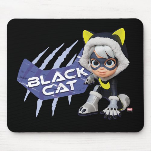 Spidey and his Amazing Friends Black Cat Mouse Pad