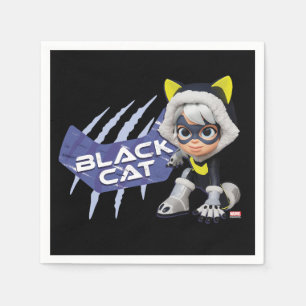 Spidey and his Amazing Friends Black Cat Napkins