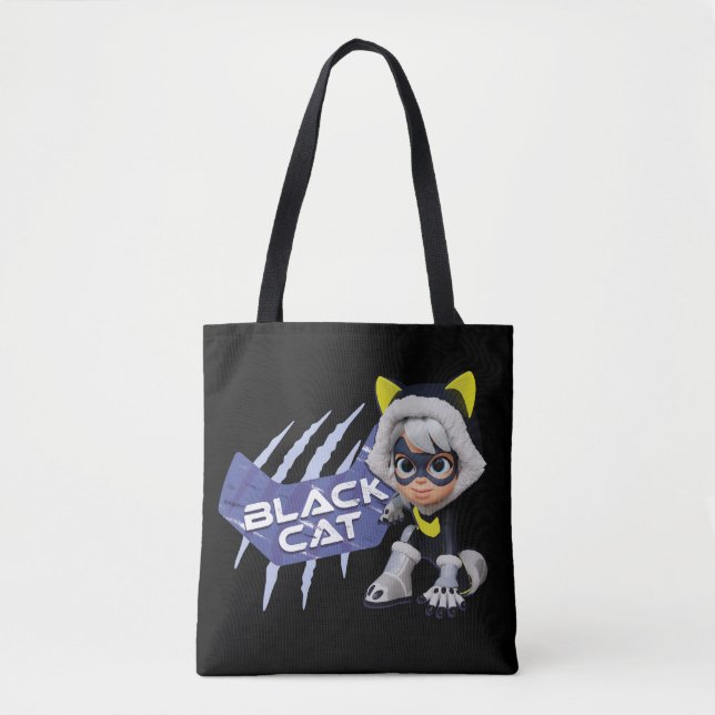 Spidey and his Amazing Friends Black Cat Tote Bag (Front)