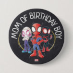 Spidey and His Amazing Friends Chalkboard Birthday Button<br><div class="desc">Celebrate your child's birthday with this Spidey themed Birthday Button. Personalize by adding a name!</div>