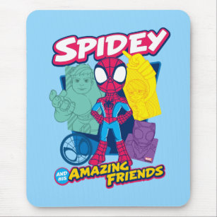 Spidey and his Amazing Friends Color Collage Mouse Pad