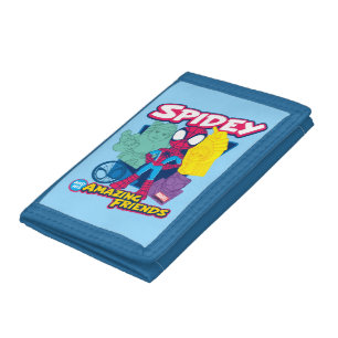 Spidey and his Amazing Friends Color Collage Tri-fold Wallet