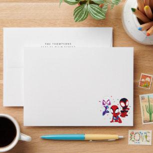 Spidey and His Amazing Friends Confetti Birthday Envelope