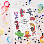 Spidey and His Amazing Friends Confetti Birthday Invitation<br><div class="desc">Invite all your friends to your child's Birthday with these cute Spidey and His Amazing Friends invitations. Personalize by adding all y our party details!</div>