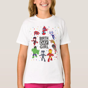Spidey and His Amazing Friends Confetti Birthday T-Shirt