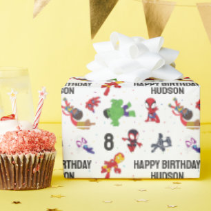 Spidey and His Amazing Friends Confetti Birthday Wrapping Paper