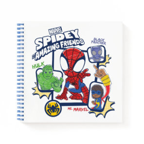 Spidey and his Amazing Friends Crayon Graphic Notebook