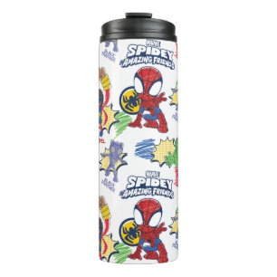 Spidey and his Amazing Friends Crayon Graphic Thermal Tumbler