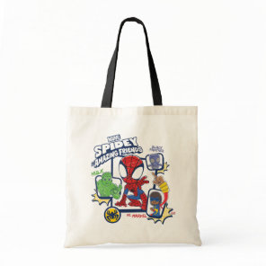 Spidey and his Amazing Friends Crayon Graphic Tote Bag