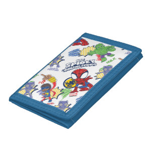 Spidey and his Amazing Friends Crayon Graphic Tri-fold Wallet