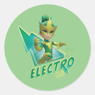 Spidey and his Amazing Friends Electro Classic Rou Round Sticker