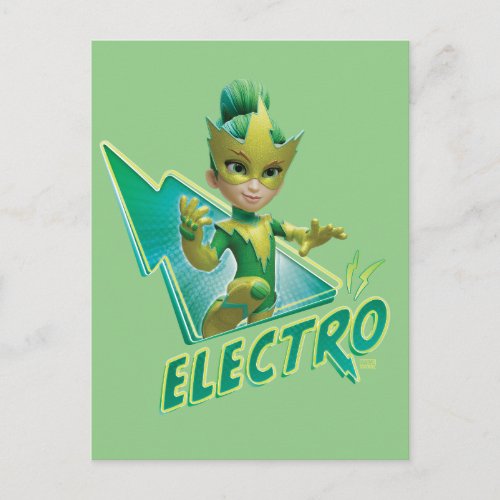 Spidey and his Amazing Friends Electro Postcard