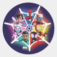 Spidey and his Amazing Friends Glowing Web Graphic