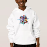 Spidey and his Amazing Friends Glowing Web Graphic Hoodie
