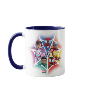 Spidey and his Amazing Friends Glowing Web Graphic Mug