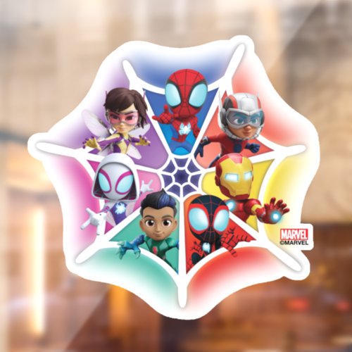 Spidey and his Amazing Friends Glowing Web Graphic Window Cling