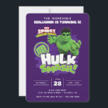 Spidey and His Amazing Friends Hulk Birthday Invitation<br><div class="desc">Invite all your friends to your child's Incredible Hulk themed Birthday with these "Hulk Smash"  invitations. Personalize by adding all your party details!</div>