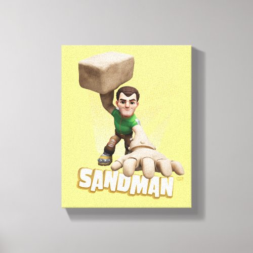 Spidey and his Amazing Friends Sandman Canvas Print