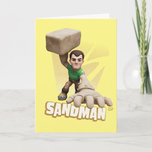 Spidey and his Amazing Friends Sandman Card