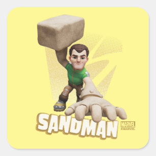Spidey and his Amazing Friends Sandman Square Sticker