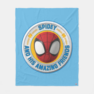 Spidey and his Amazing Friends Spidey Badge Fleece Blanket