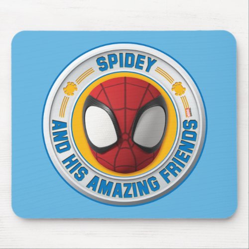Spidey and his Amazing Friends Spidey Badge Mouse Pad