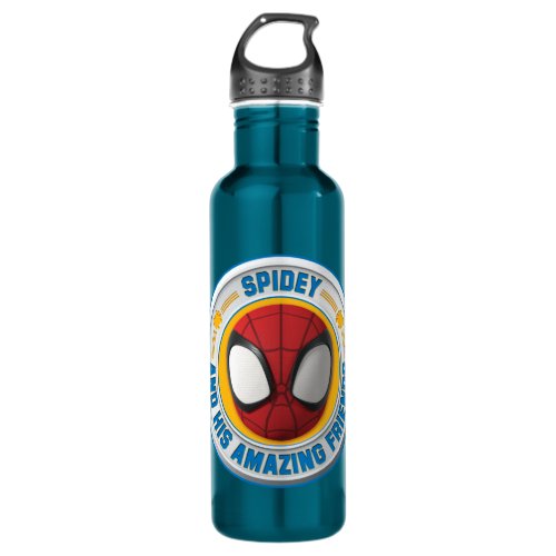 Spidey and his Amazing Friends Spidey Badge Stainless Steel Water Bottle