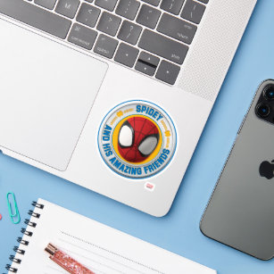 Round Spiderman Sticker , (Spiderman Head Sticker) - Believe Rationally