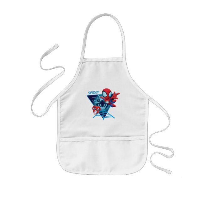 Spidey and TRACE-E Glow Webs Glow Kids' Apron (Front)