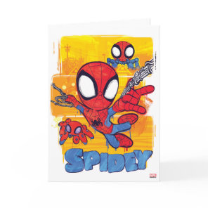 Spidey and TRACE-E Spidey Swing City Sketch Card