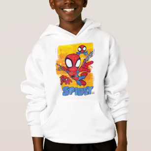 Spidey and TRACE-E Spidey Swing City Sketch Hoodie