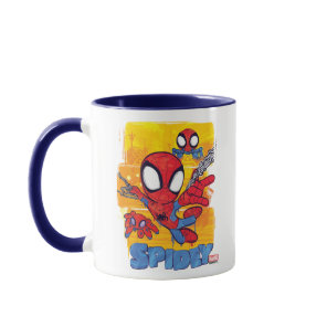Spidey and TRACE-E Spidey Swing City Sketch Mug