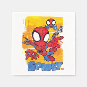 Spidey and TRACE-E Spidey Swing City Sketch Napkins
