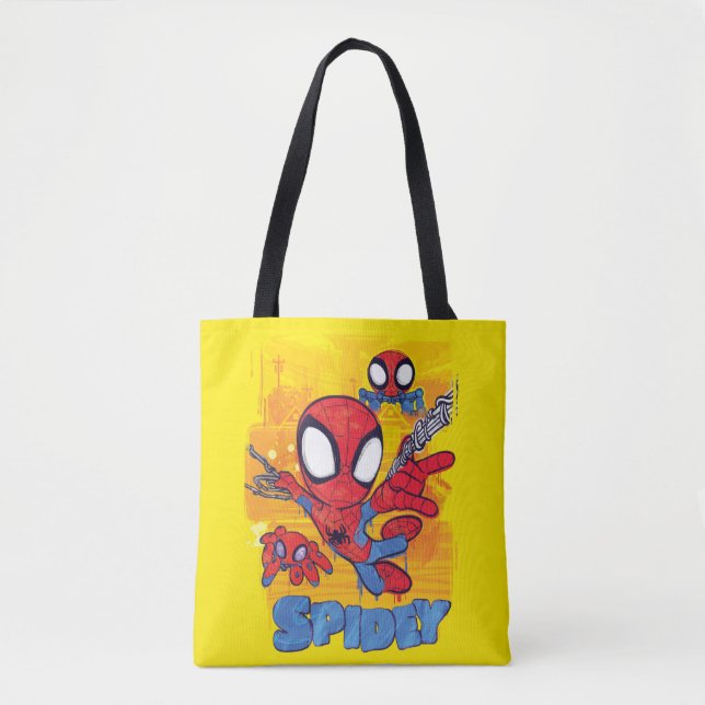 Spidey and TRACE-E Spidey Swing City Sketch Tote B (Front)