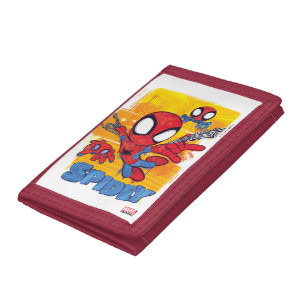 Spidey and TRACE-E Spidey Swing City Sketch Tri-fold Wallet