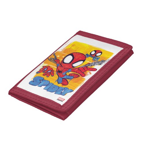 Spidey and TRACE_E Spidey Swing City Sketch Trifold Wallet