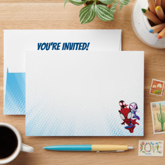 Spidey Birthday Envelope