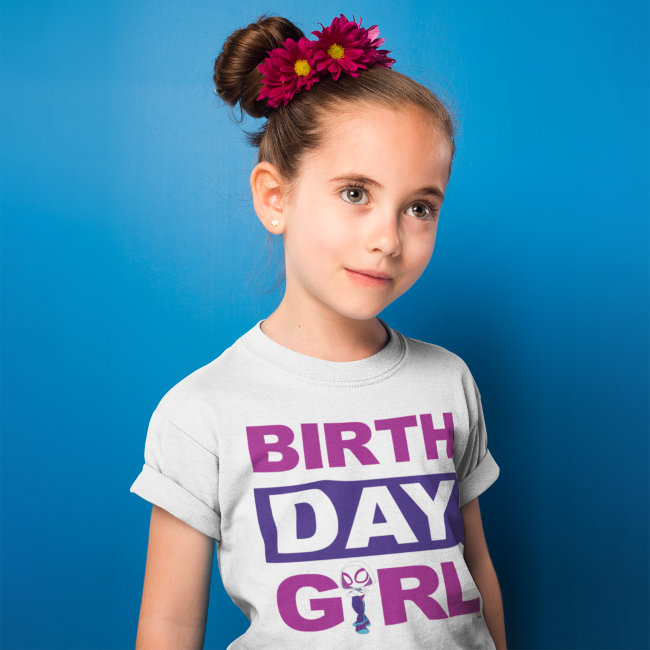 Spidey Birthday Girl Ghost-Spider T-Shirt